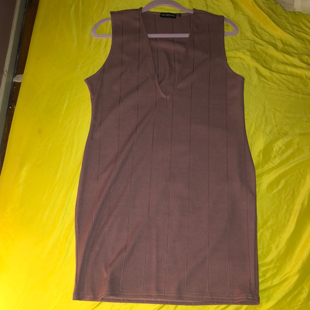 Plain short dress